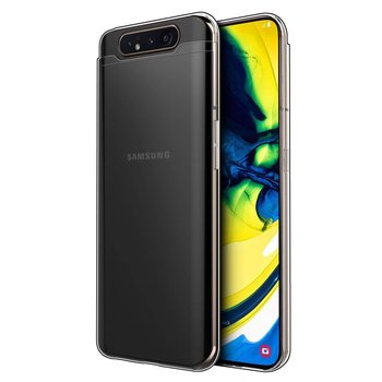 Microsonic Samsung Galaxy A80 Kılıf Transparent Soft Beyaz