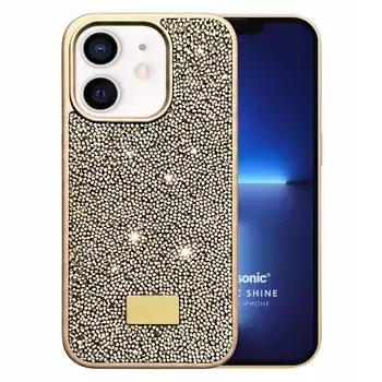 Microsonic Apple iPhone 12 Kılıf Cosmic Shine Gold