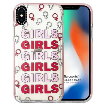 Microsonic Apple iPhone XS Collage Kılıf Girls