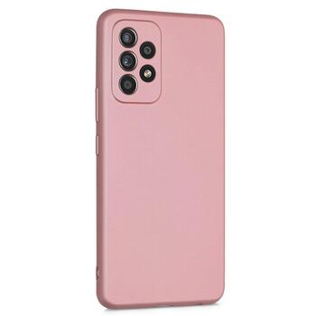 Microsonic Samsung Galaxy A33 5G Kılıf Matte Silicone Rose Gold