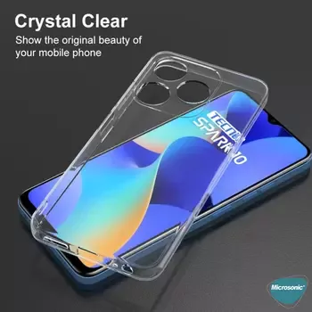 Microsonic TECNO Spark 10 Pro Kılıf Transparent Soft Şeffaf