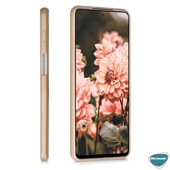 Microsonic Xiaomi Redmi Note 9 Pro Max Kılıf Matte Silicone Rose Gold