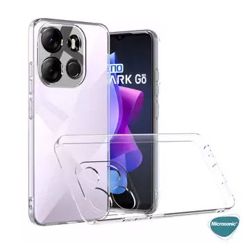 Microsonic TECNO Spark Go 2023 Kılıf Transparent Soft Şeffaf