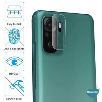 Microsonic Xiaomi Redmi Note 10 Kamera Lens Koruma Camı