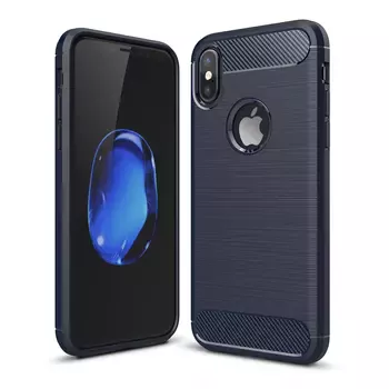 Microsonic Apple iPhone XS (5.8'') Kılıf Room Silikon Lacivert