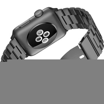 Microsonic Apple Watch Series 3 38mm Metal Stainless Steel Kordon Gümüş