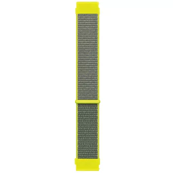 Microsonic Xiaomi Watch S4 Hasırlı Kordon Woven Sport Loop Sarı