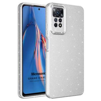 Microsonic Xiaomi Redmi Note 11 Pro 5G Kılıf Grand Stardust Gümüş
