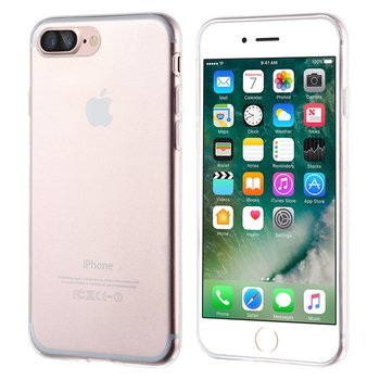 CaseUp Apple iPhone 7 Plus Kılıf Transparent Soft Beyaz