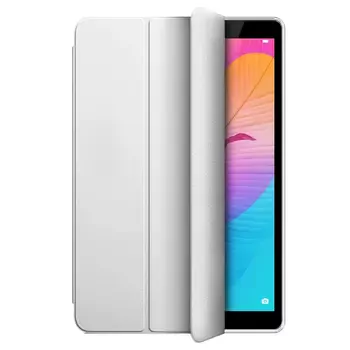 Microsonic Huawei MatePad T8 8'' Kılıf Slim Translucent Back Smart Cover Gümüş