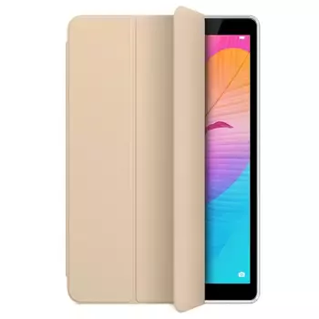 Microsonic Huawei MatePad T8 8'' Kılıf Slim Translucent Back Smart Cover Gold