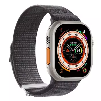 Microsonic Apple Watch SE 3 44mm Kordon Terra Strand Siyah