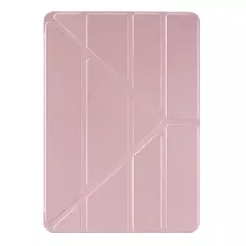 Microsonic Apple iPad Pro 12.9`` 2022 6. Nesil Kılıf (A2436-A2764-A2437-A2766) Origami Pencil Rose Gold