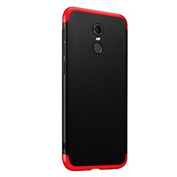 Microsonic Xiaomi Redmi Note 4X Kılıf Double Dip 360 Protective AYS Siyah - Kırmızı