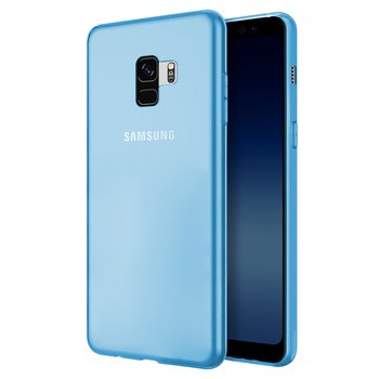 Microsonic Samsung Galaxy S9 Kılıf Transparent Soft Mavi