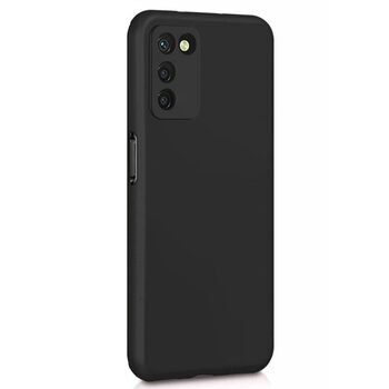 Microsonic Oppo A55 5G Kılıf Matte Silicone Siyah