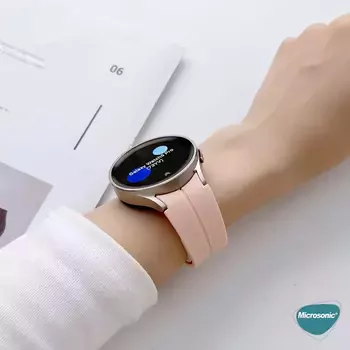 Microsonic Samsung Galaxy Watch 5 Pro 45mm Kordon Ribbon Line Açık Yeşil