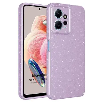 Microsonic Xiaomi Redmi Note 12 4G Kılıf Grand Stardust Lila