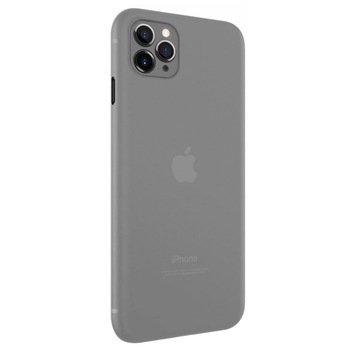 Microsonic Apple iPhone 11 Pro Max Kılıf Peipe Matte Silicone Gri