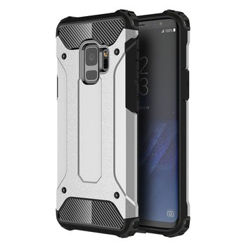 Microsonic Samsung Galaxy S9 Kılıf Rugged Armor Gümüş