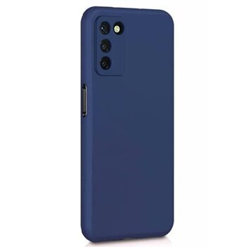 Microsonic Oppo A55 5G Kılıf Matte Silicone Lacivert