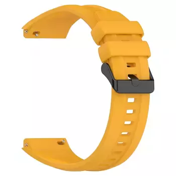 Microsonic Huawei Watch GT 6 Pro 46mm Kordon, Silicone SwiftBands Sarı