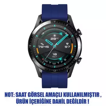 Microsonic Samsung Galaxy Watch Active 2 40mm Kordon, Silicone RapidBands Lacivert