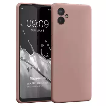Microsonic Matte Silicone Samsung Galaxy A06 Kılıf Rose Gold