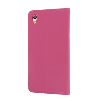 CaseUp Sony Xperia Z5 Cüzdanlı Suni Deri Kılıf Pembe