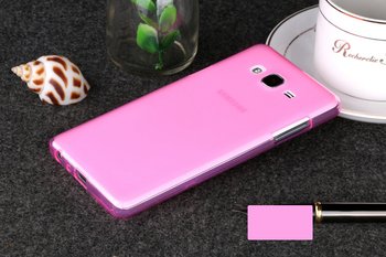 Microsonic Samsung Galaxy On7 Kılıf Transparent Soft Pembe