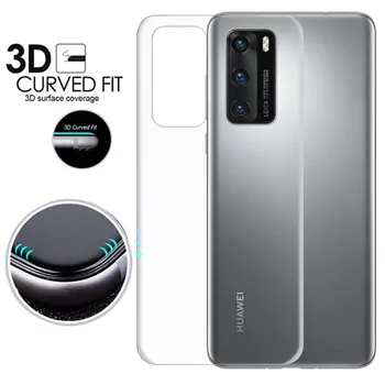 Microsonic Huawei P40 Ön + Arka Kavisler Dahil Tam Ekran Kaplayıcı Film