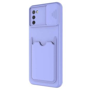 Microsonic Samsung Galaxy A02s Kılıf Inside Card Slot Lila