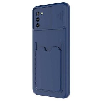 Microsonic Samsung Galaxy A02s Kılıf Inside Card Slot Lacivert