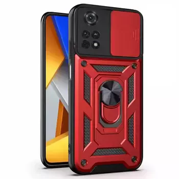 Microsonic Xiaomi Poco X4 Pro 5G Kılıf Impact Resistant Kırmızı