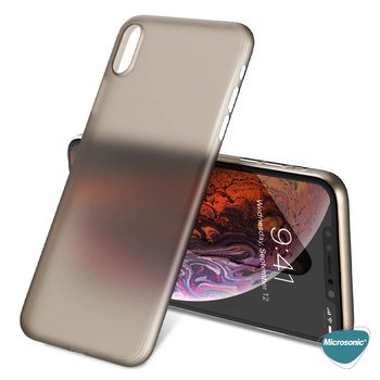 Microsonic Apple iPhone XS Max Kılıf Peipe Matte Silicone Yeşil