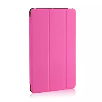 Microsonic Apple iPad Pro 12.9`` 2022 6. Nesil Kılıf (A2436-A2764-A2437-A2766) Slim Translucent Back Smart Cover Pembe