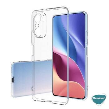 Microsonic Xiaomi Redmi Note 10S Kılıf Transparent Soft Beyaz