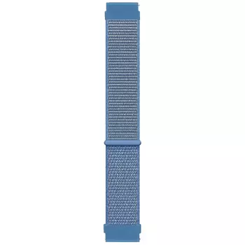 Microsonic Amazfit Bip U Hasırlı Kordon Woven Sport Loop Mavi