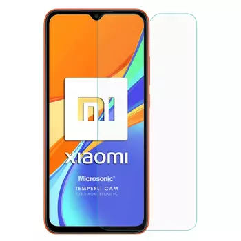 Microsonic Xiaomi Redmi 9C Tempered Glass Screen Protector