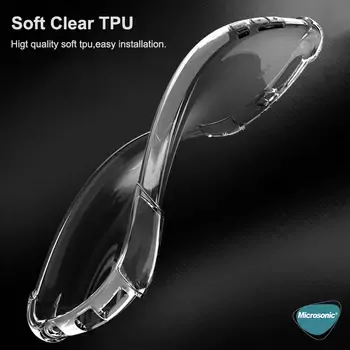 Microsonic Apple iPhone 17 Air Kılıf Shock Absorbing Şeffaf