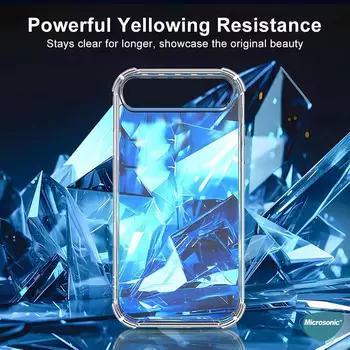 Microsonic Apple iPhone 17 Air Kılıf Shock Absorbing Şeffaf