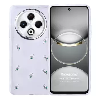 Microsonic TECNO Spark 30 4G Kılıf PrettyCharm Tulip