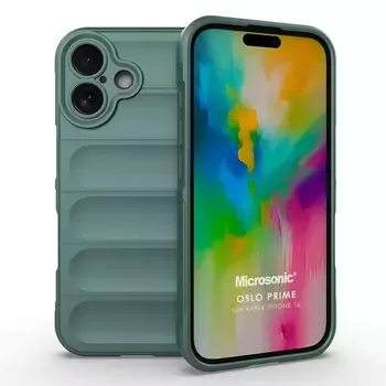 Microsonic Apple iPhone 16 Kılıf Oslo Prime Yeşil