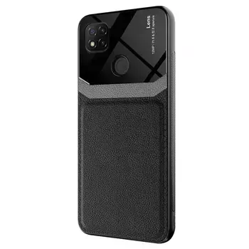 Microsonic Xiaomi Redmi 10A Kılıf Uniq Leather Siyah