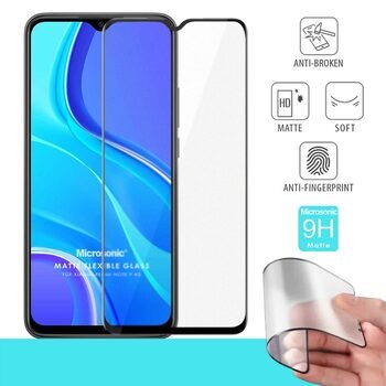 Microsonic Xiaomi Redmi Note 9 4G Matte Flexible Ekran Koruyucu Siyah