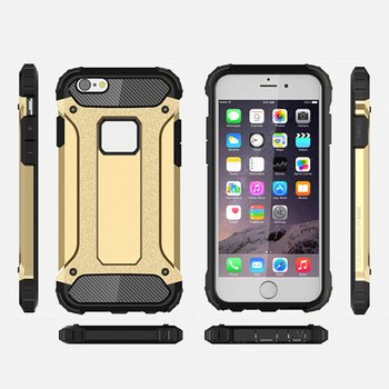 Microsonic Apple iPhone 6S Plus Kılıf Rugged Armor Gold