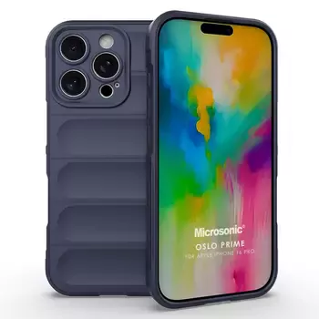 Microsonic Apple iPhone 16 Pro Kılıf Oslo Prime Lacivert