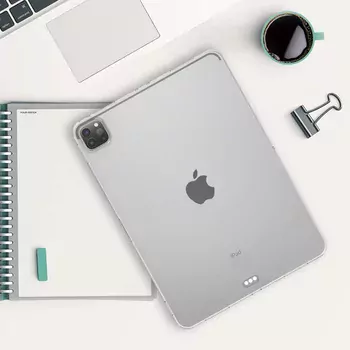 Microsonic Apple iPad Pro 12.9`` 2022 6. Nesil Kılıf (A2436-A2764-A2437-A2766) Transparent Soft Şeffaf