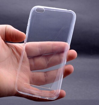 Microsonic Xiaomi Redmi 5A Kılıf Transparent Soft Beyaz