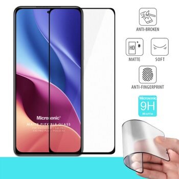 Microsonic Xiaomi Redmi K40 Pro Matte Flexible Ekran Koruyucu Siyah